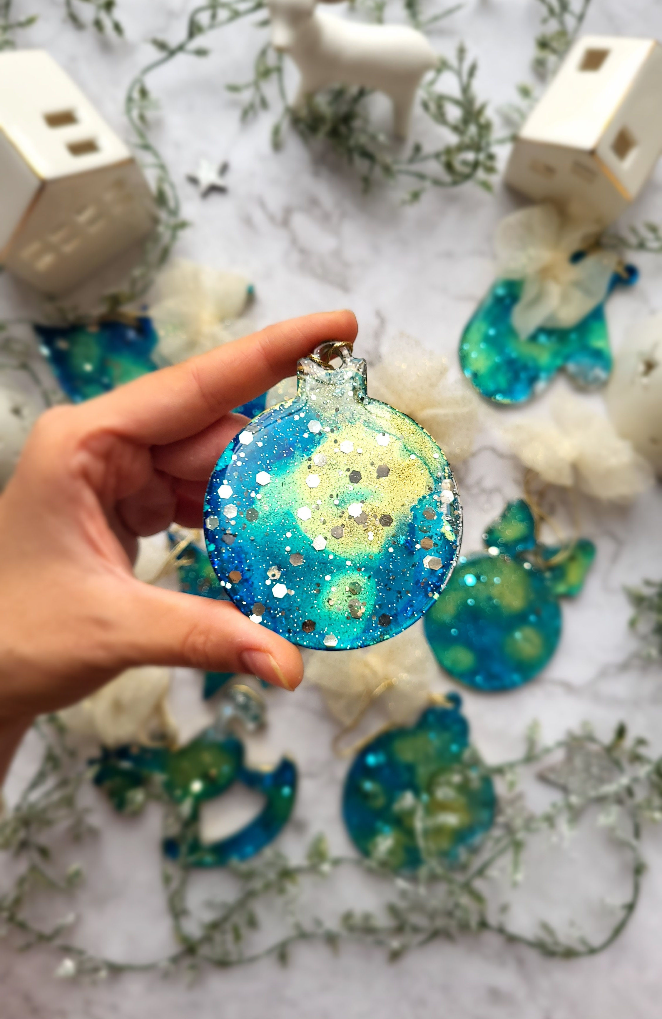 Handgefertigte Weihnachtsdekoration