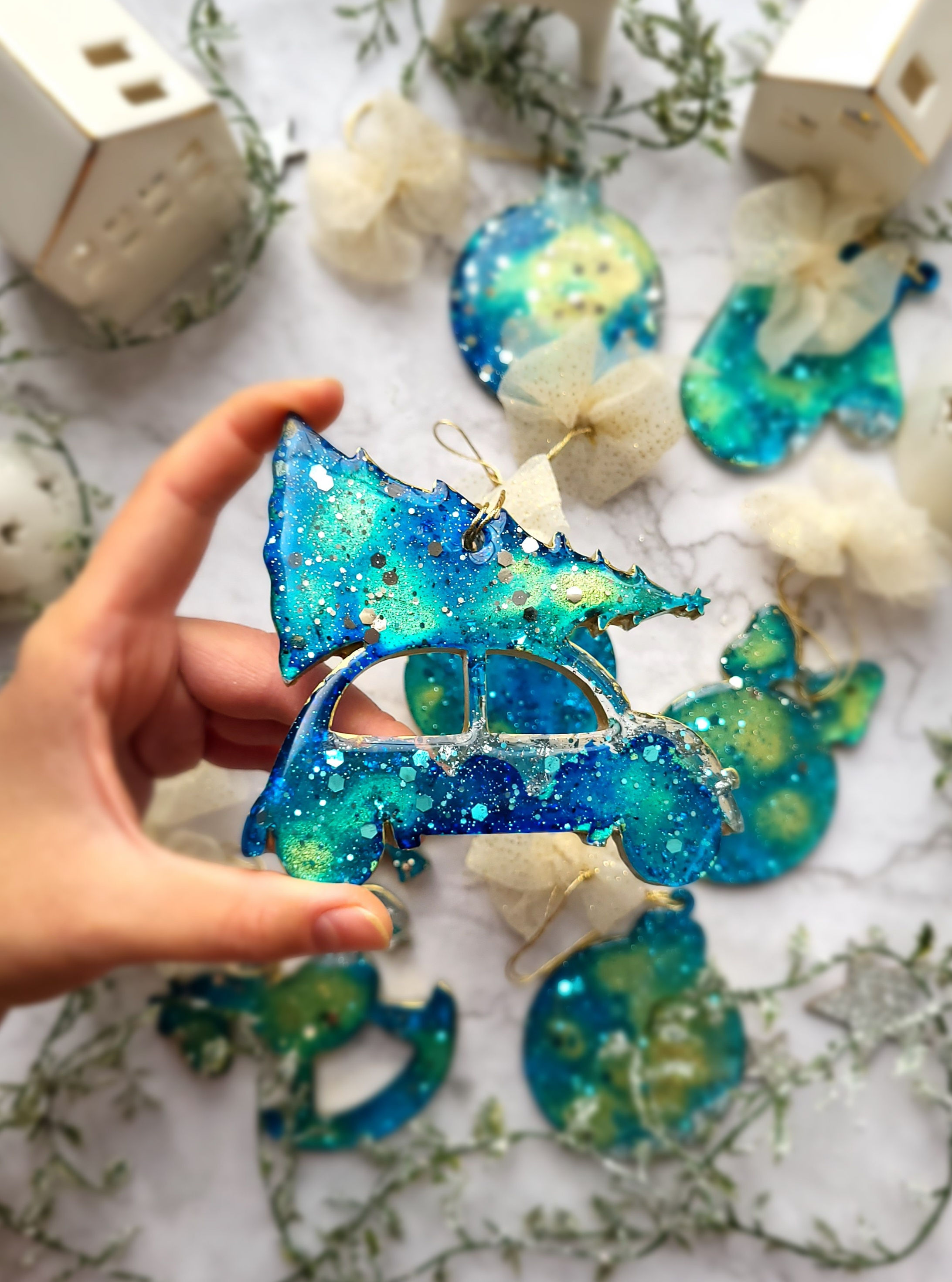 Handgefertigte Weihnachtsdekoration