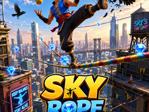 بهلوان الحبال في السماء | אקרובט החבלים בשמיים | Sky Rope Acrobat