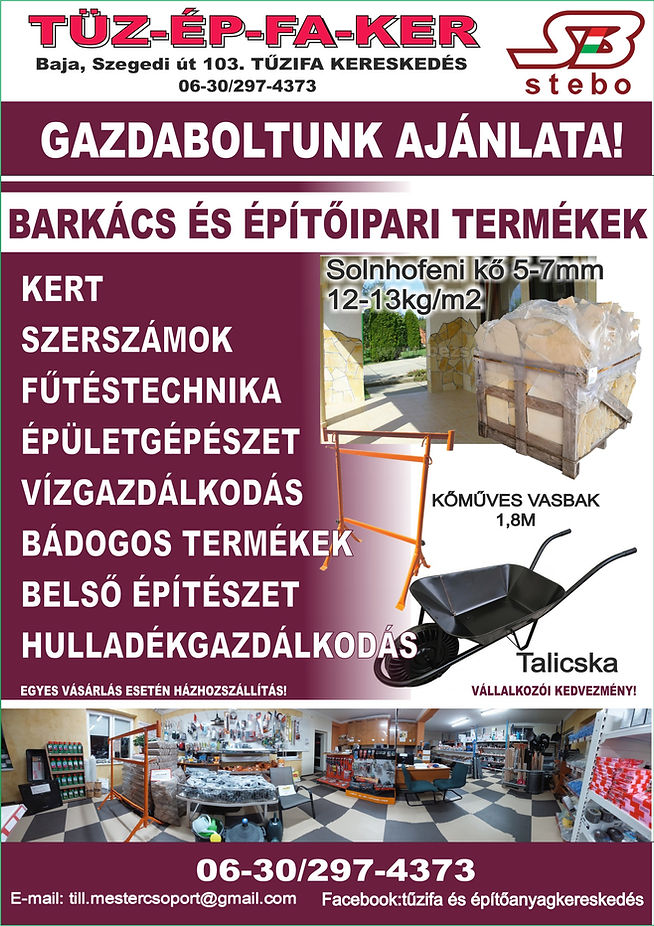Gazdaboltunk Ajánlata