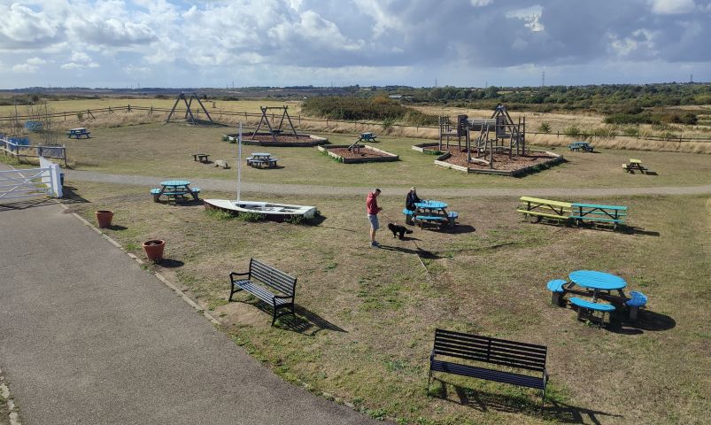 Thameside Nature Discovery Park play area kids