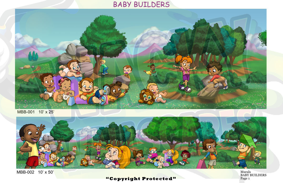 Baby Builders Murals