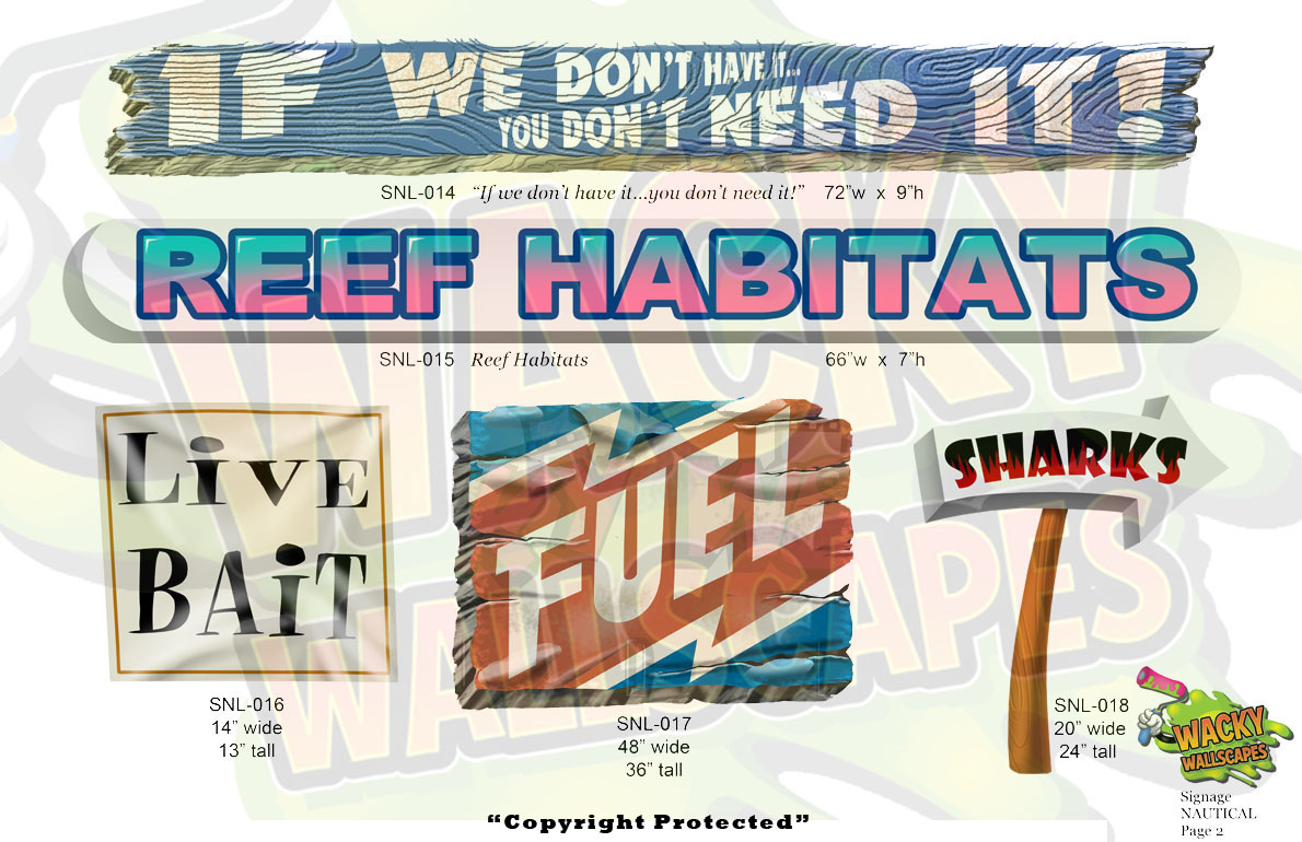 nautical signage