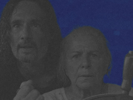 imagem editada do filme O Ultimo Azul com Rodrigo Santoro