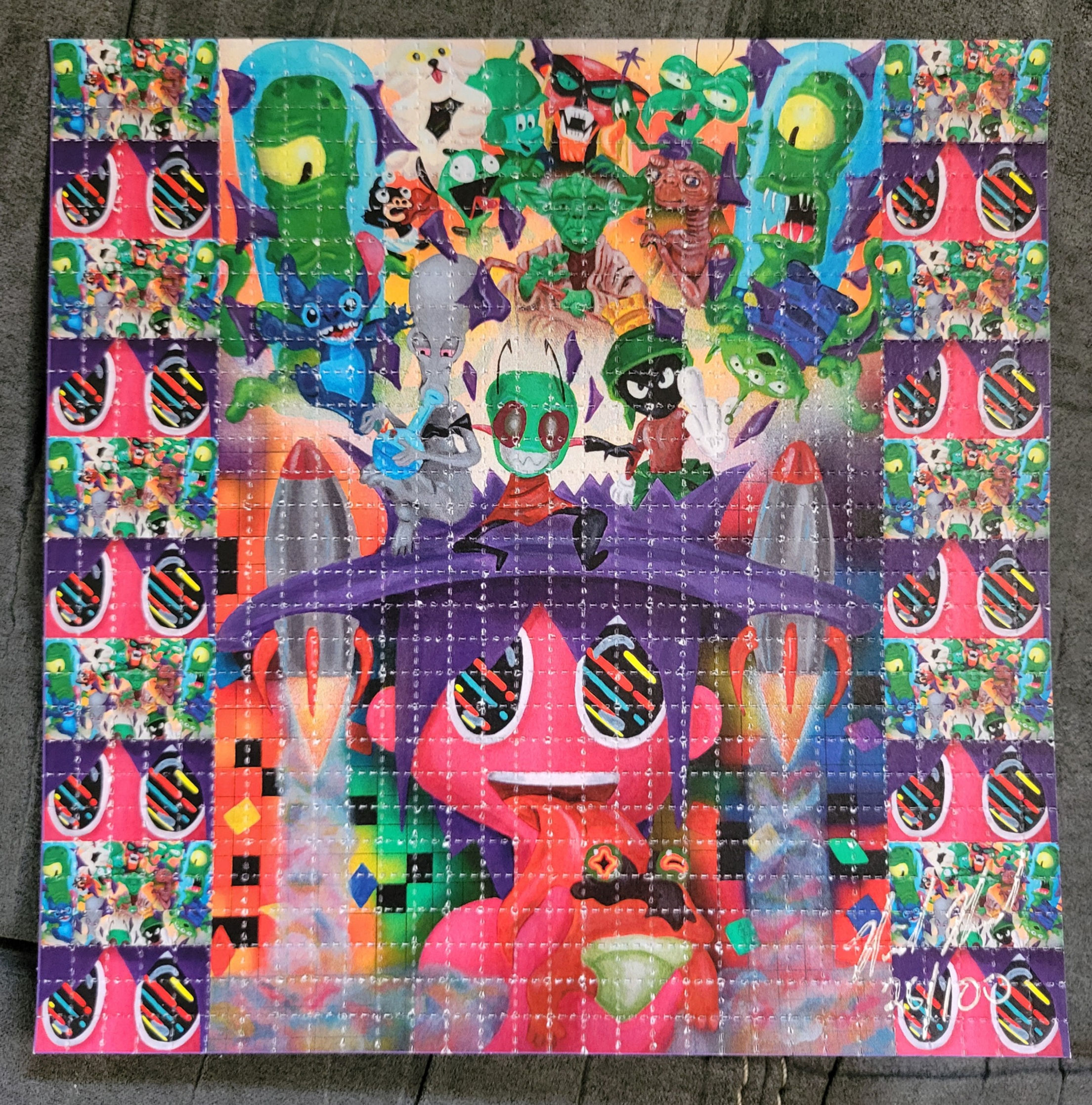 The Midnight Blastoff (Blotter Art)