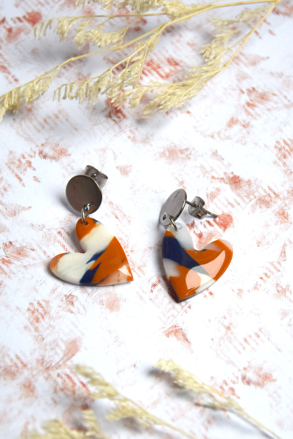 Boucles d'oreilles Les P'tits Coeurs, Collection Horizon