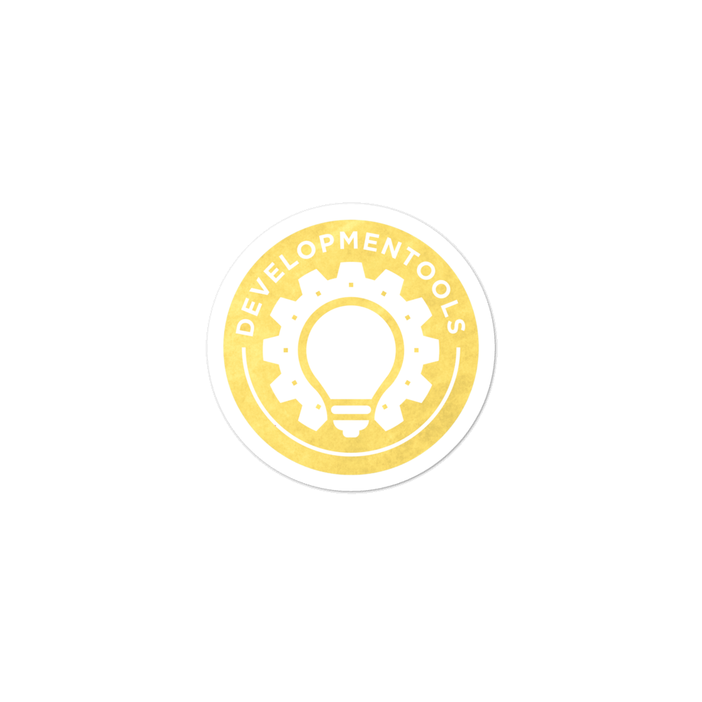 Developmentools Sticker - Yellow