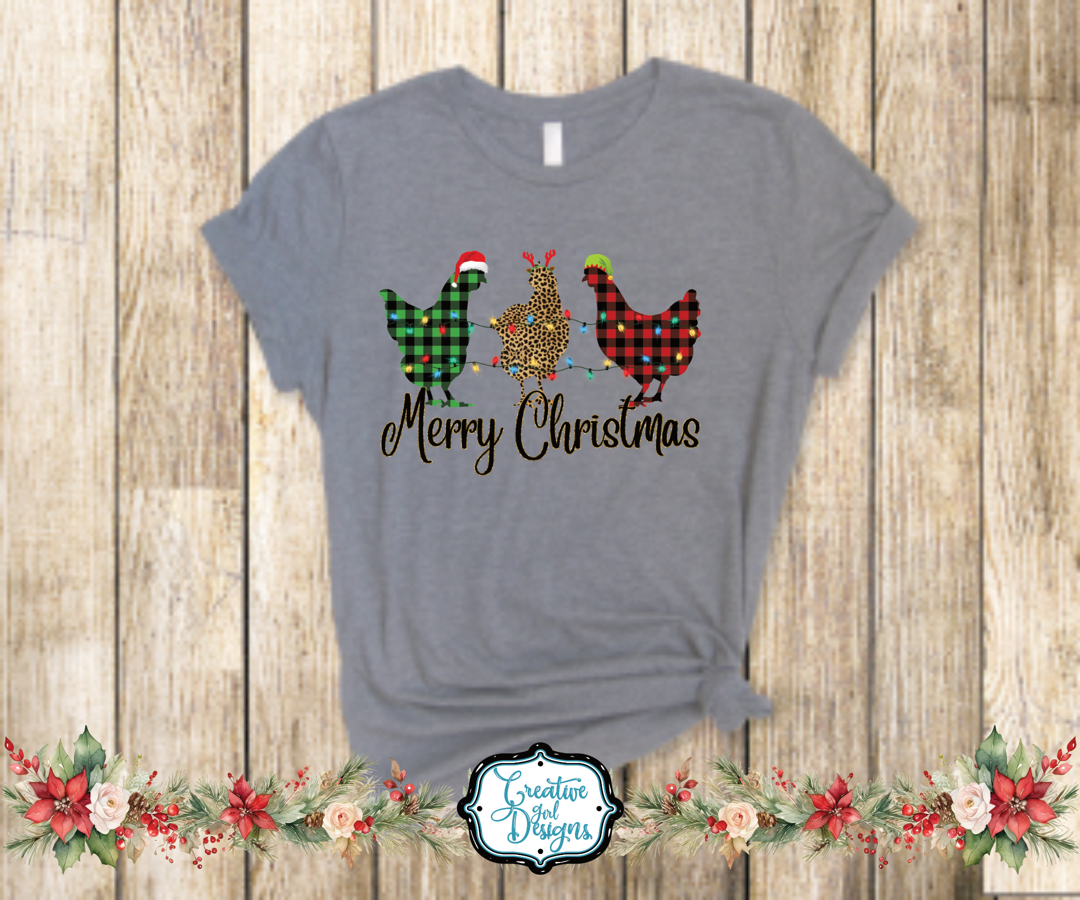 Chicken Merry Christmas