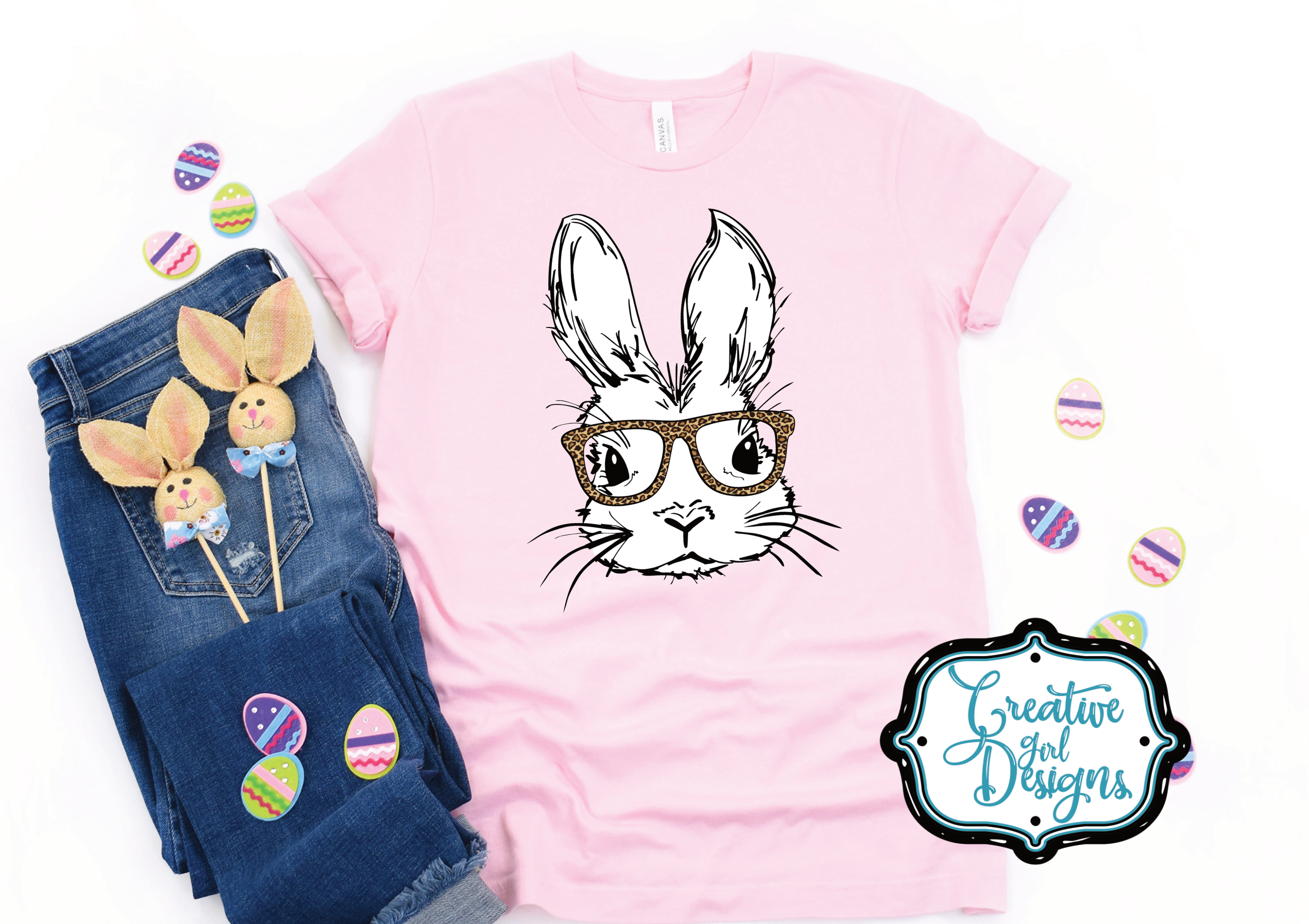 Bunny Leopard Glasses