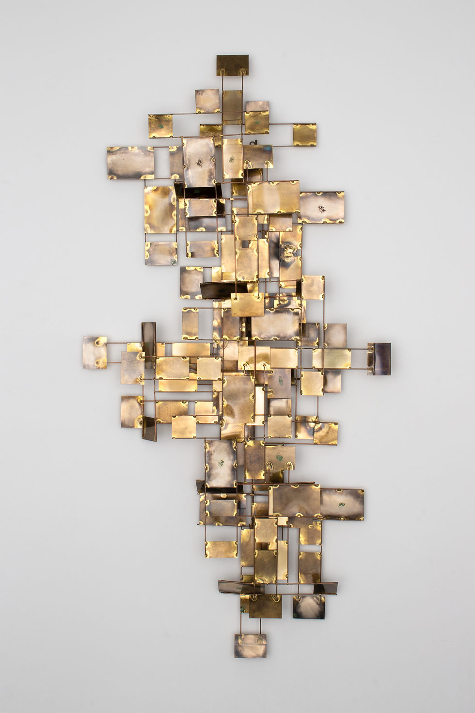 Thumbnail: Vintage Mid Century "Labyrinth" Wall Sculpture by Curtis Jere