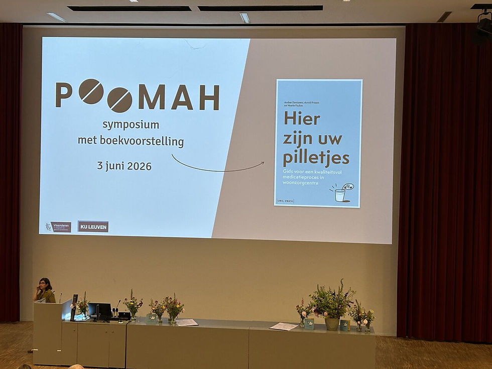 POOMAH-symposium bevestigt belang van kwaliteitsvol medicatiebeleid in woonzorgcentra