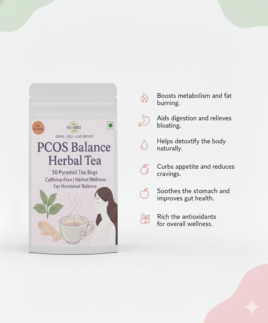 Thumbnail: RLB Choice PCOS Balance Herbal Tea | Natural Hormonal Support Tea for Women