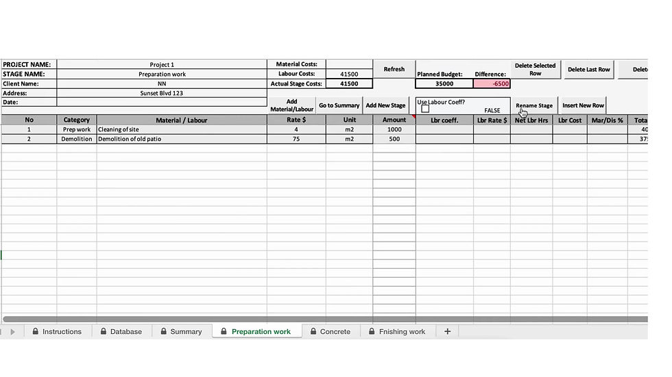 Thumbnail: Budget Expense Tracking Excel Template