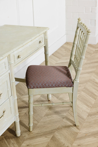 Vintage Thomasville Allegro Faux Bamboo Desk and Hutch | Rail + Stile