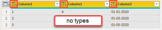 change all column types at once