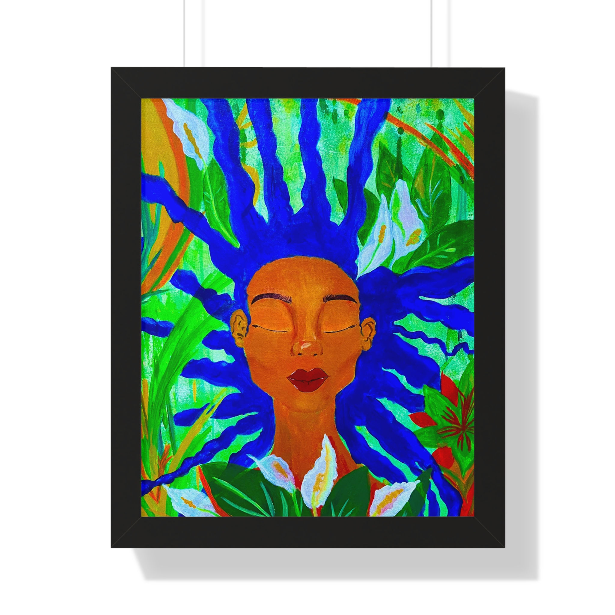 Amani’s Lily Framed Poster Print