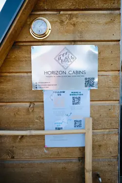 Warm Hearts Floating Sauna built by Horizon Cabins