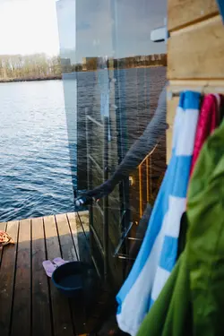 Sauna view Warm Hearts