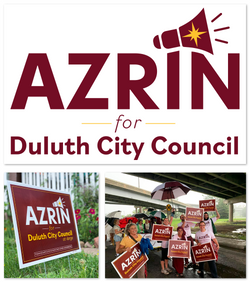 Azrin for Duluth Logo