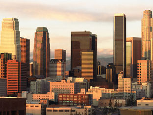 A view of Los Angeles