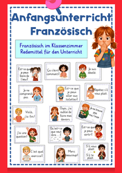 Karten Redemittel Französischunterricht