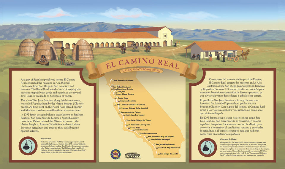 El Camino Real Interpretive Panel