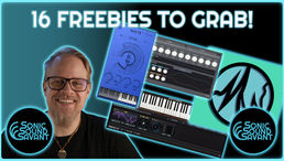 16 FREE PLUGINS and some great deals from PluginBoutique!!