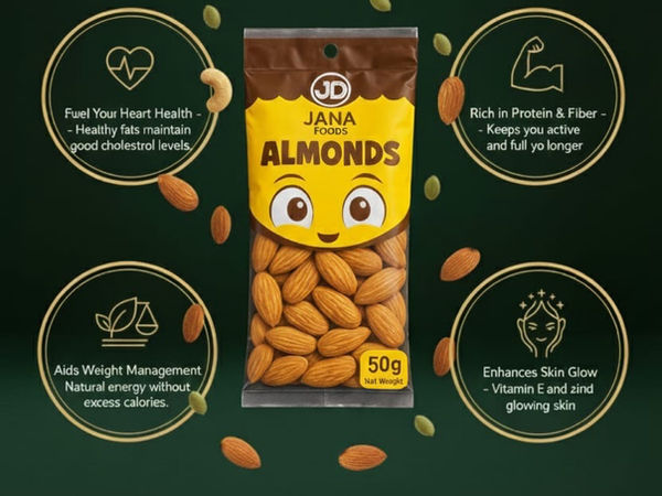 Jana Foods Fresh Almonds 50g