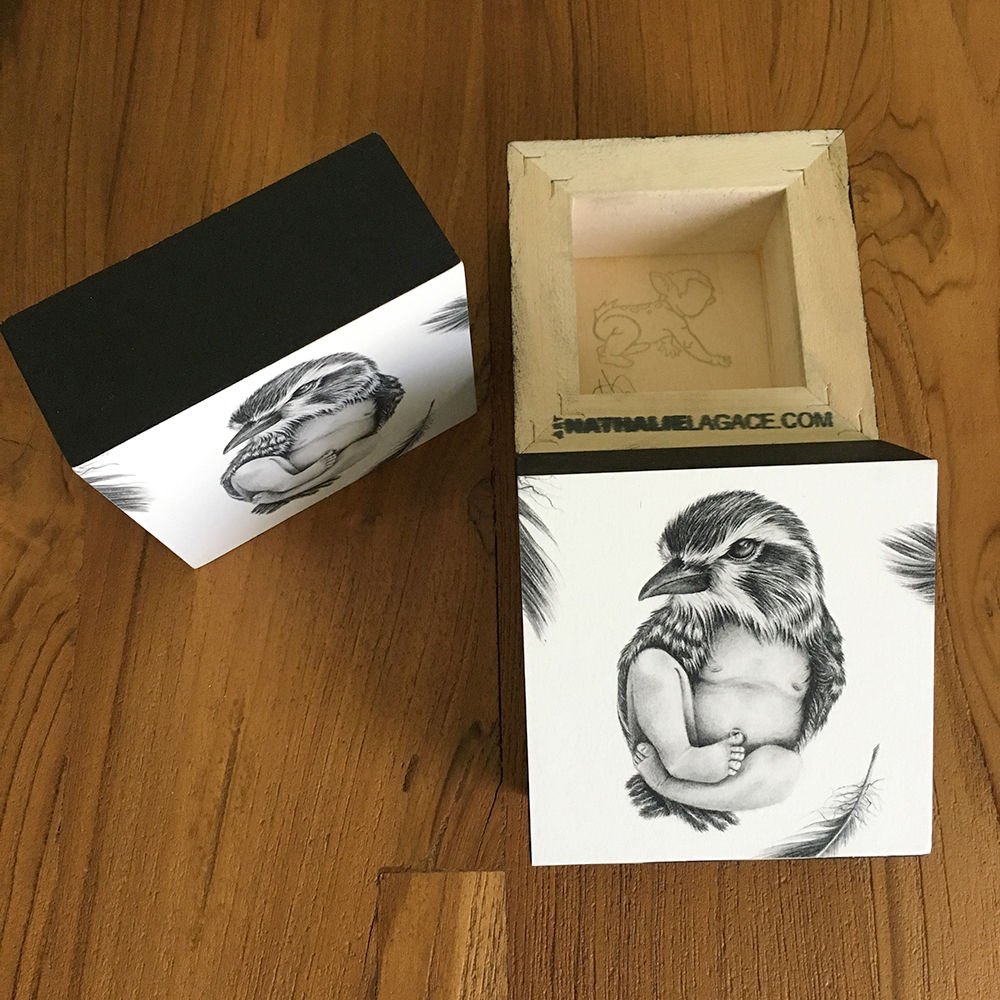 LIMITED PRINT on wood canvas