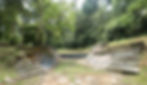 Close up of the mini-ramp at Bukit Cerakah.