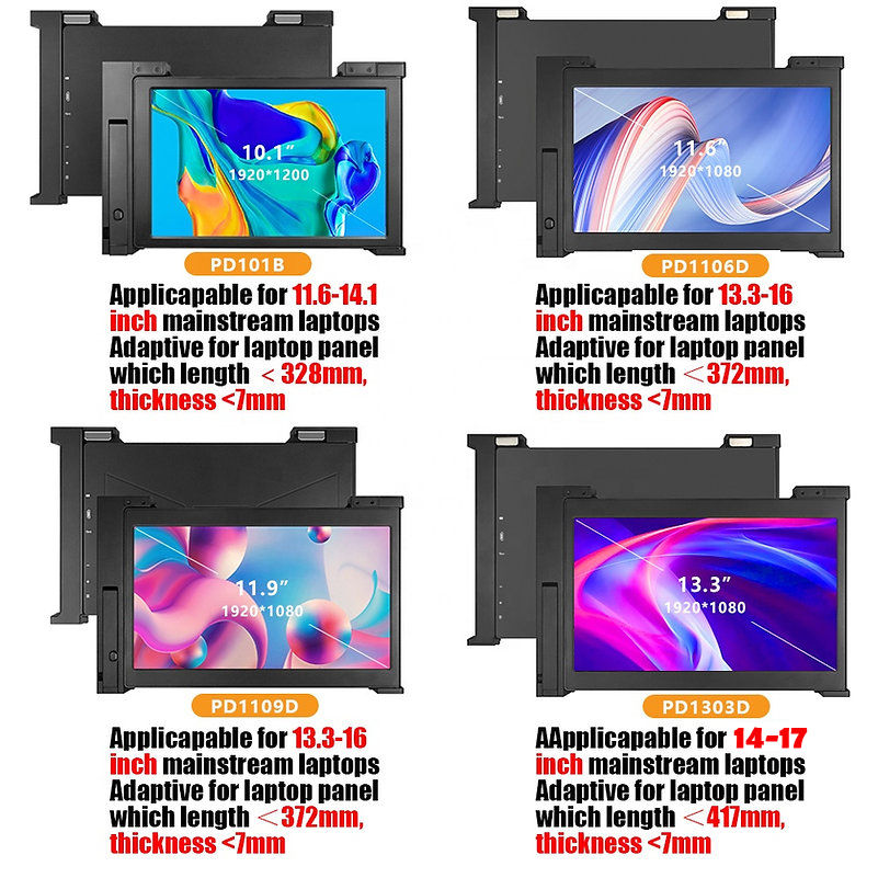 Miniature : Moniteur Portable pour Ordinateur Portable Double écran - Triple écran