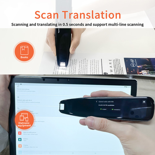 Luolety Stylo Traducteur De Numérisation 112 Langues - Écran Tactile Pour Dyslexie