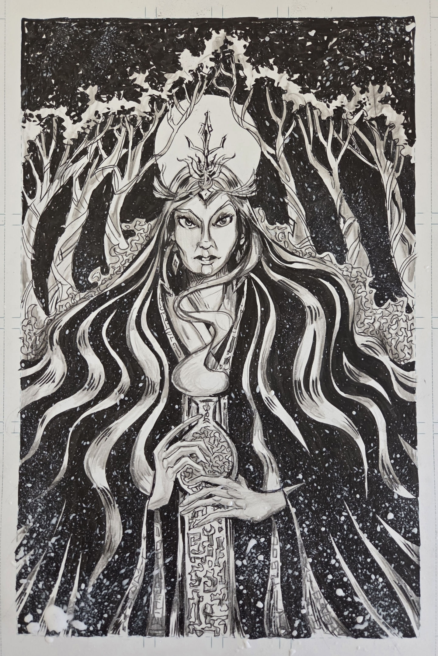 Galadriel from the Hobbit 11x17 signed print
