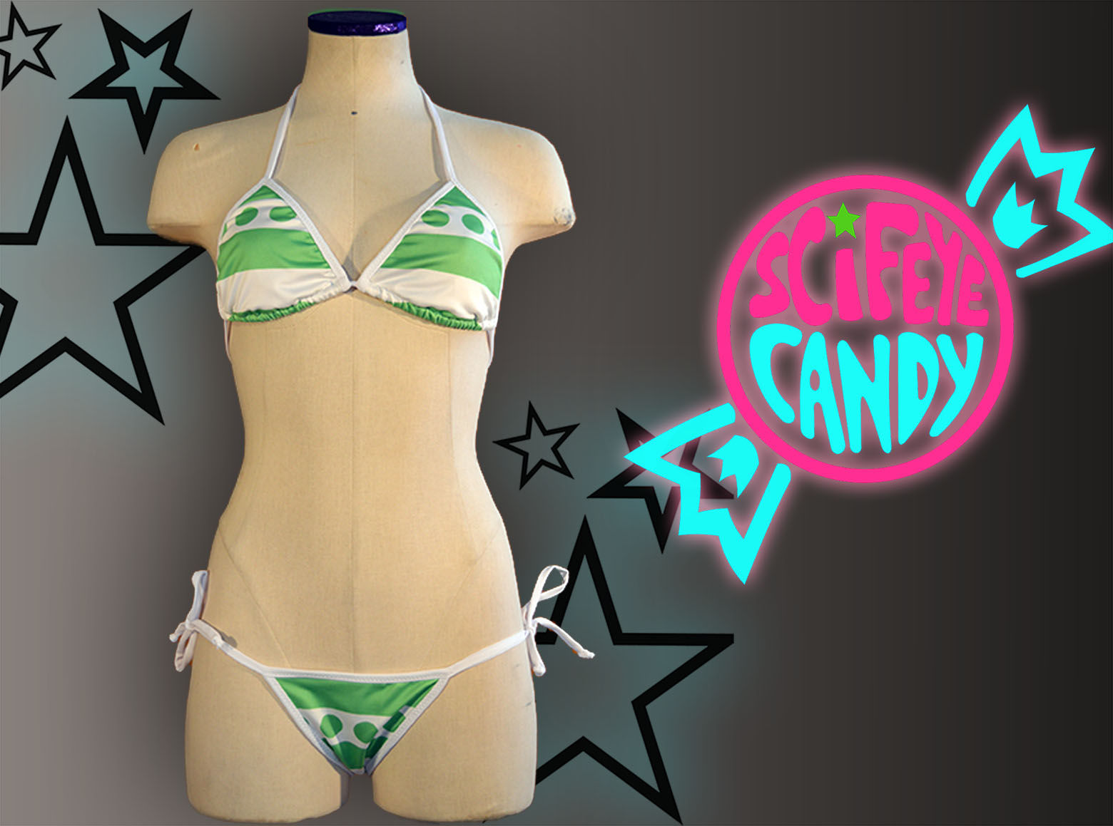 Pirate Two-Piece Bikini by SciFeyeCandy