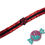 Thumbnail: Red and Black Kanzashi Ribbon Flower Choker by SciFeyeCandy