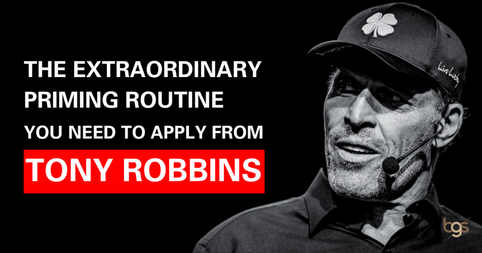 The 15-Minute Tony Robbins Success Routine