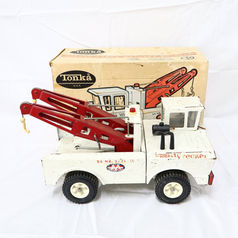 Playworn and Boxed Tonka Wrecker No 3915