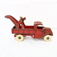 Cast Iron Champion Tow Truck Toy