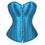 Miniature : Corset Sexy Bustier à lacets pour femmes rose victorien haut Corset grande tail