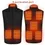 Miniature : 17 zones gilet chauffant électrique Usb gilet chauffant Veste chauffante hommes