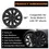 Miniature : 4 pièces couverture de roue pour Tesla modèle 3 18 pouces Performance Automobi