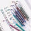Miniature : Stylo Gel neutre multicolore, 9 couleurs/ensemble, grande capacité 0.5mm, stylo
