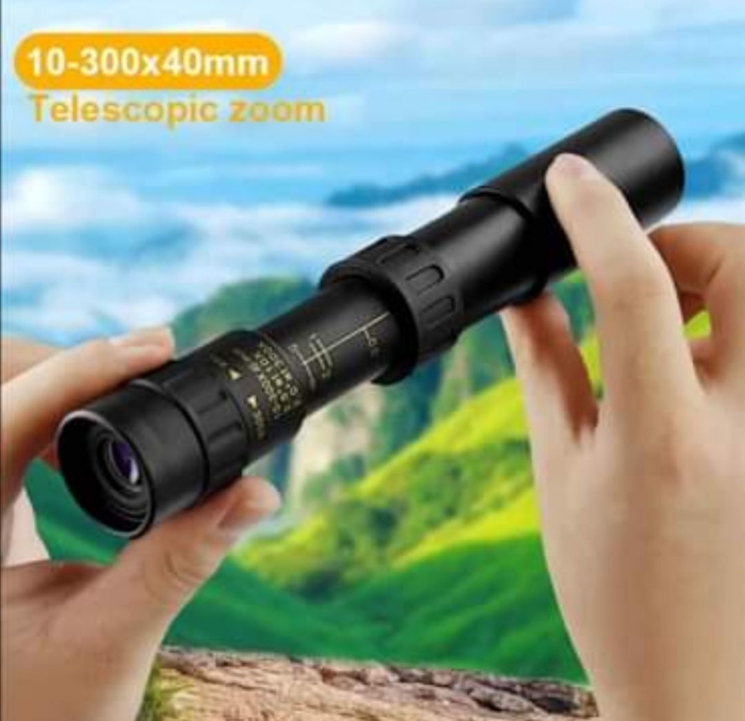 10-300x40 telescopio para acampada telescopio Super Zoom Monocular ocular de cal
