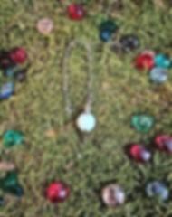 Pendule divinatoire en Opalite