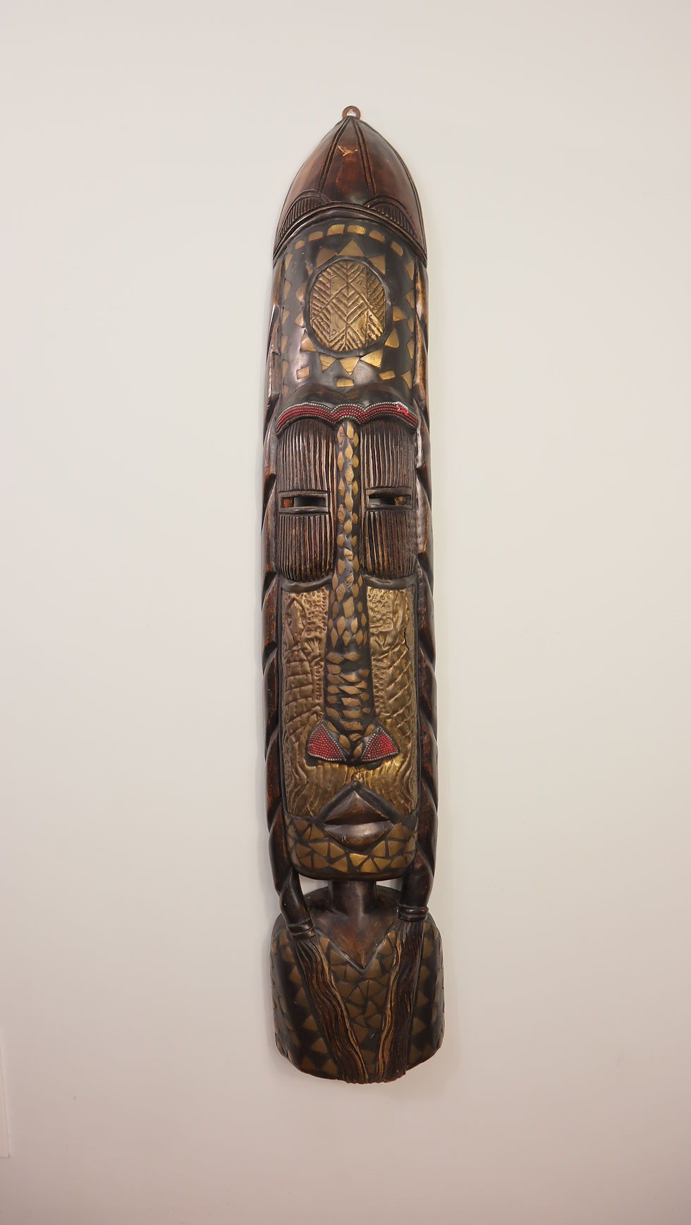 Thumbnail: Colored Brass and Wood Mask