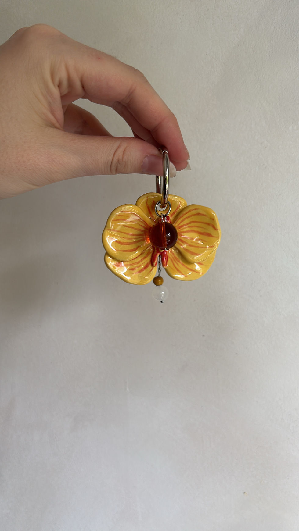 Thumbnail: Butter Yellow Orchid Bagcharm III