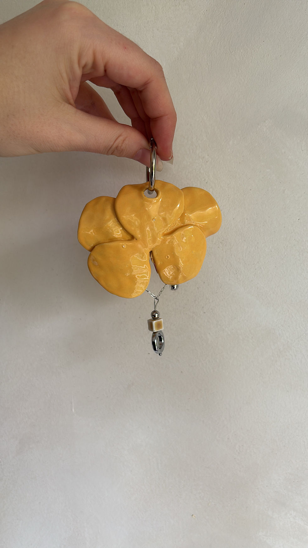 Thumbnail: Butter Yellow Orchid Bagcharm I