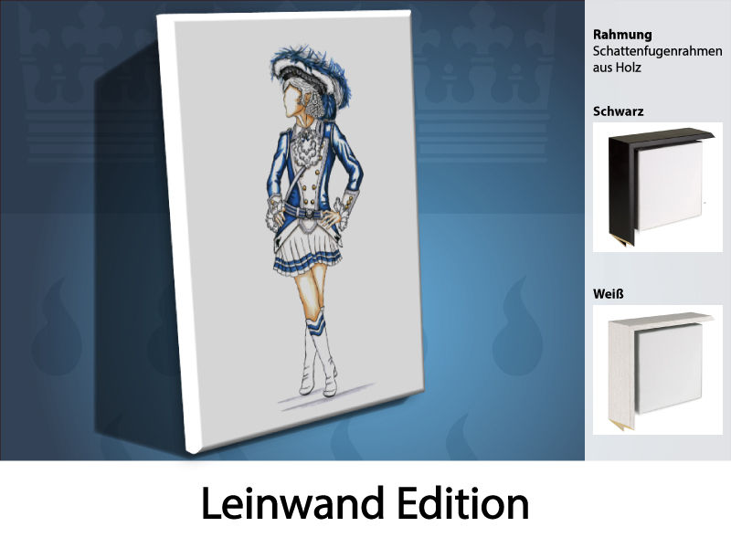 Miniaturbild: Fastelovendstänzer "Funkemariechen Blaue Funken"