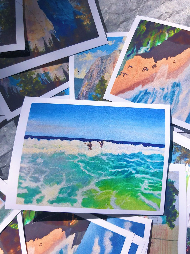 Thumbnail: Dancing in the Waves Sticker