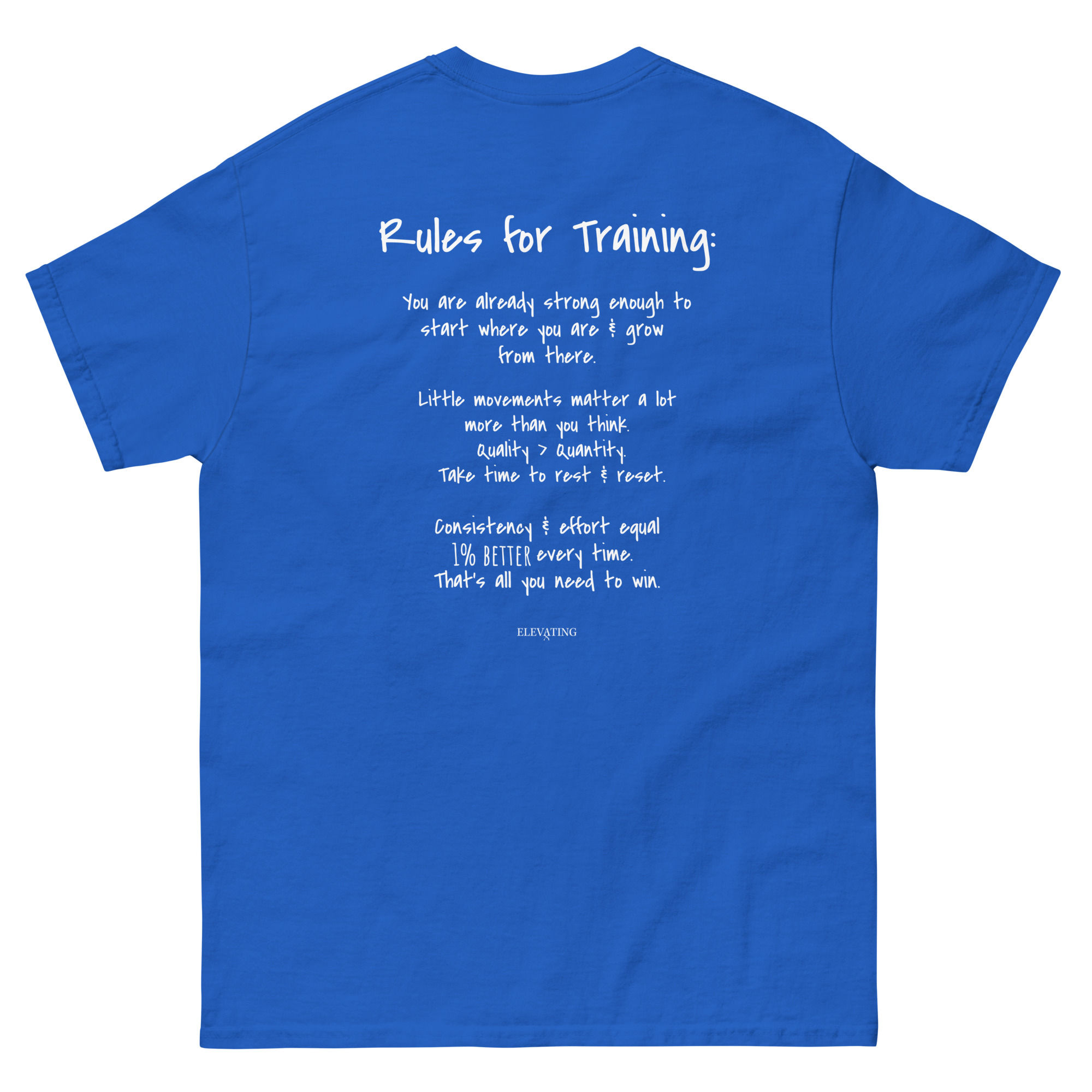 Rules for Training T Shirt